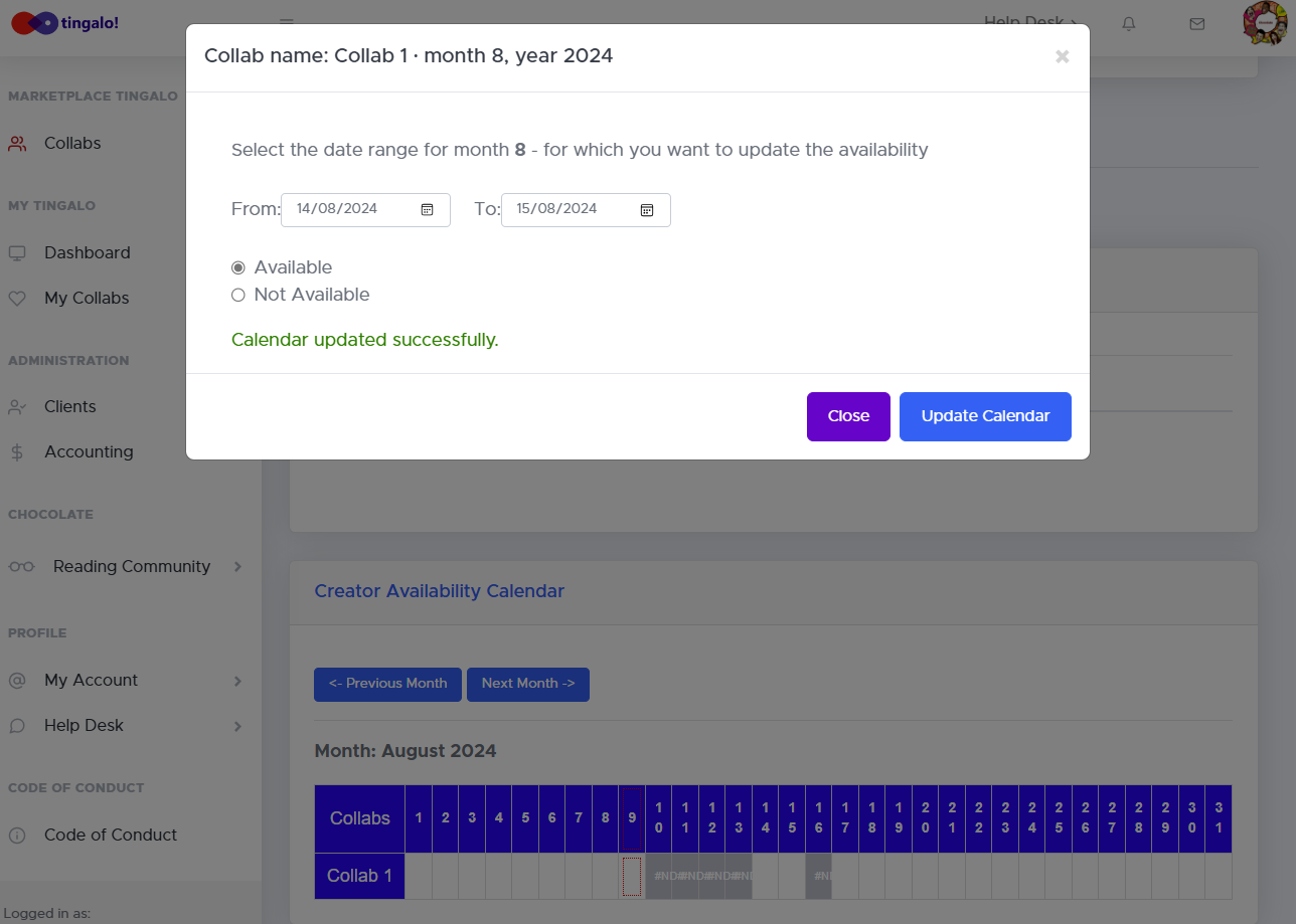 Booking System Image